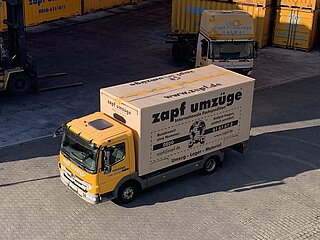 mving box truck zapf umzüge