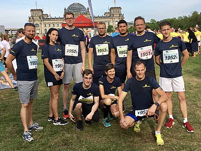 zapf umzüge Teamevent beim Firmenstaffellauf
